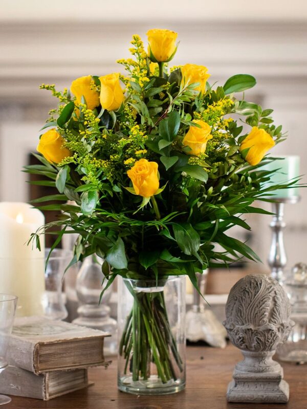 ramo rosas amarillas