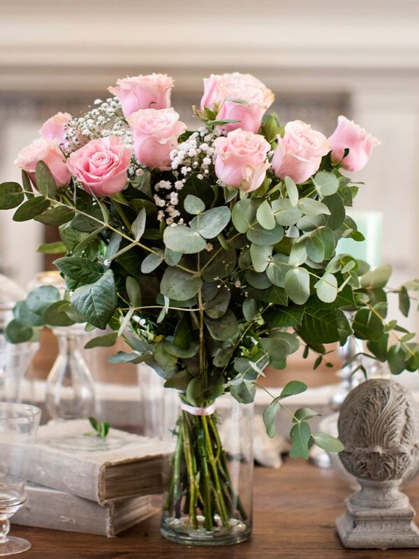 Ramo rosas rosas San Valentín