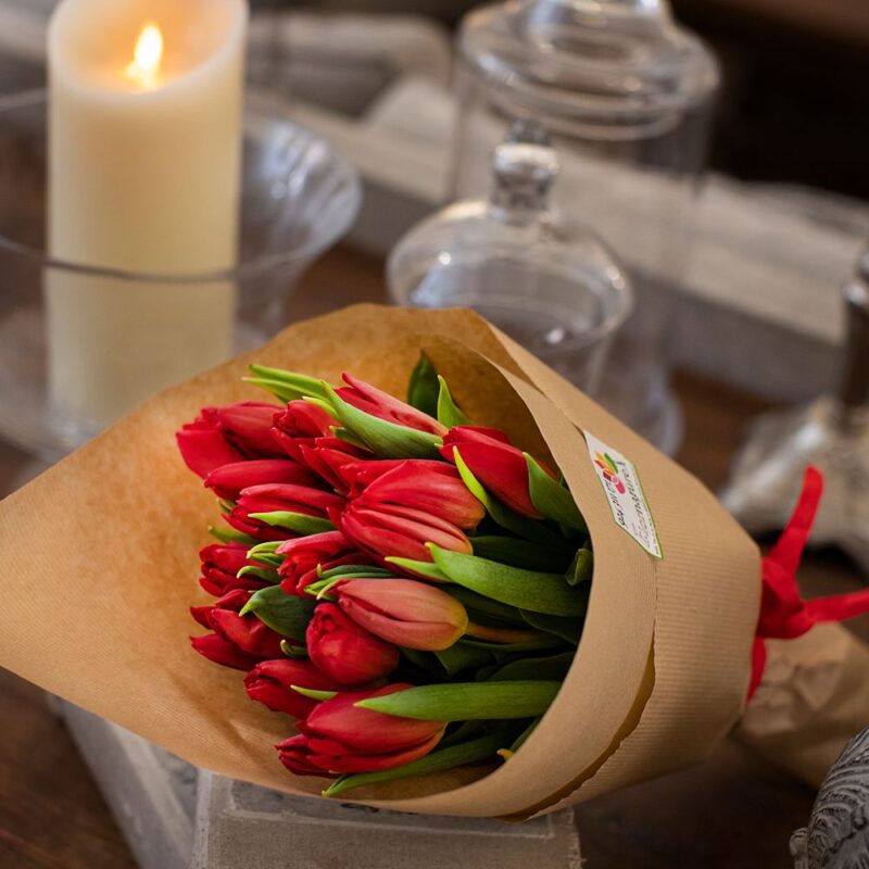 Ramo tulipán rojo - Imagen 3